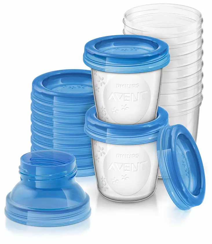 Philips Avent maidonsäilytyspurkit 10kpl - Äidinmaitopullot ja pullopussit - 8710103671596 - 1