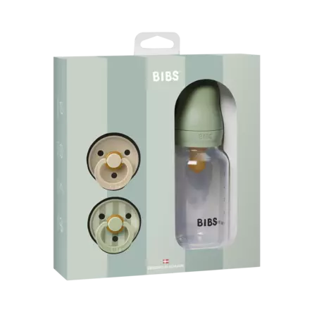 BIBS lahjapakkaus tuttipullo ja tutit - Tuttipullot - 5713795274727 - 1