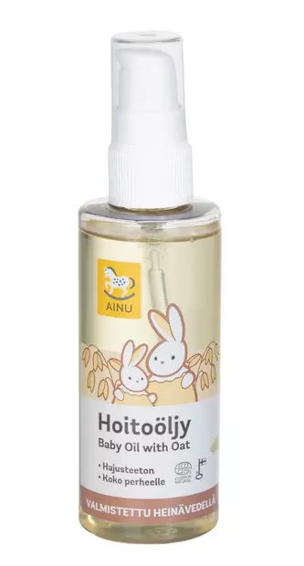 Ainu 100ml ECO Kaura hoitoöljy - Pesuaineet ja rasvat - 6414505184747 - 1