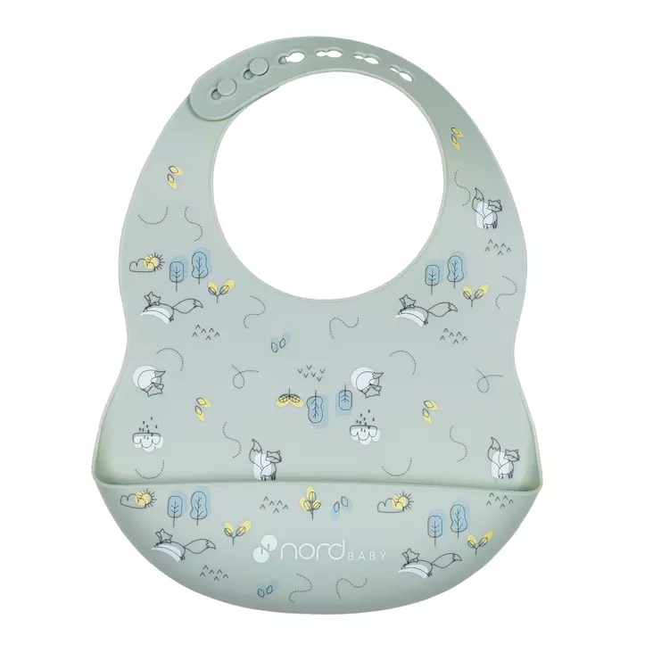 Nordbaby silikoninen ruokalappu - Ruokalaput - 4743348300857 - 1