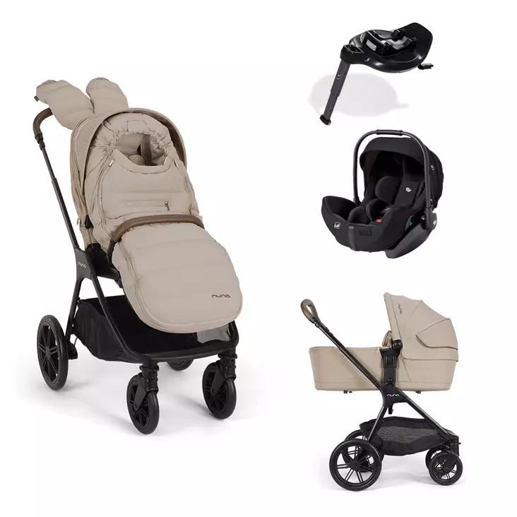 Nuna Triv LX starttipaketti (Joie i-Level Pro turvakaukalolla) - Lastenvaunujen starttipaketit - 930433100207 - 1