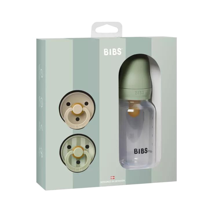 BIBS lahjapakkaus tuttipullo ja tutit - Tuttipullot - 5713795274727 - 1