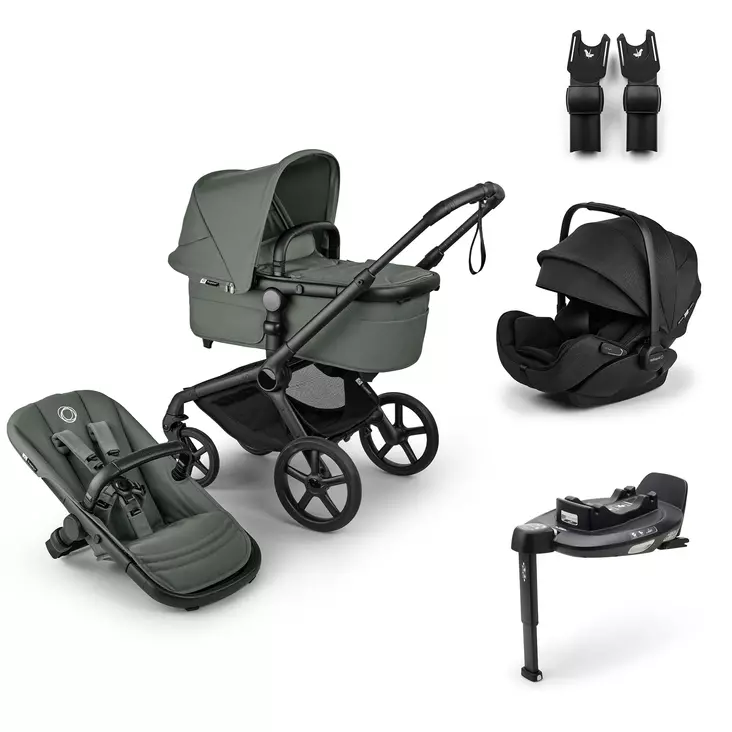 Bugaboo Fox5 Renew starttipaketti (Otter by Nuna turvakaukalolla) - Lastenvaunujen starttipaketit - 87174474311157 - 1