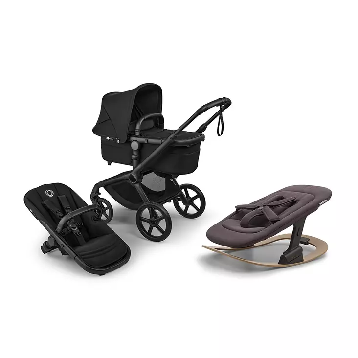 Bugaboo Fox5 Renew yhdistelmävaunut ja Giraffe baby rocker - Yhdistelmävaunut - 87174475741117 - 1