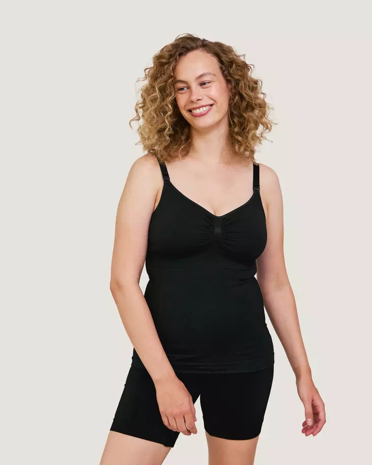 Carriwell Nursing Top with Shapewear imetystoppi - musta - Muotoilevat asusteet ja tukivyöt - 632020147 - 5