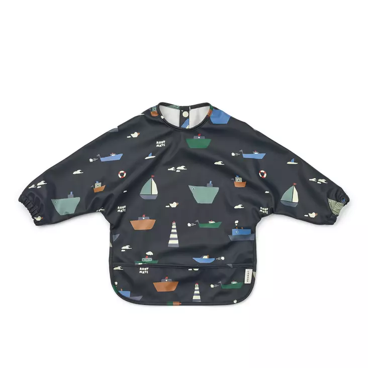 Liewood Merle hihallinen ruokalappu - Ruokalaput hihoilla - 5715493530587 - 1