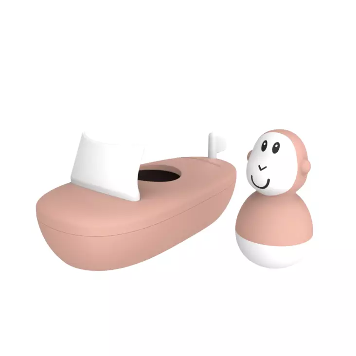 Matchstick Monkey bathtime boat set - Purulelut - 5060679071997 - 1