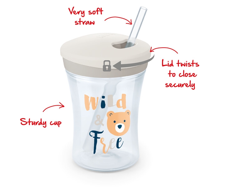 Nuk Action Cup pillimuki 12kk+ - Juomapullot ja lisävarusteet - 4008600307877 - 4