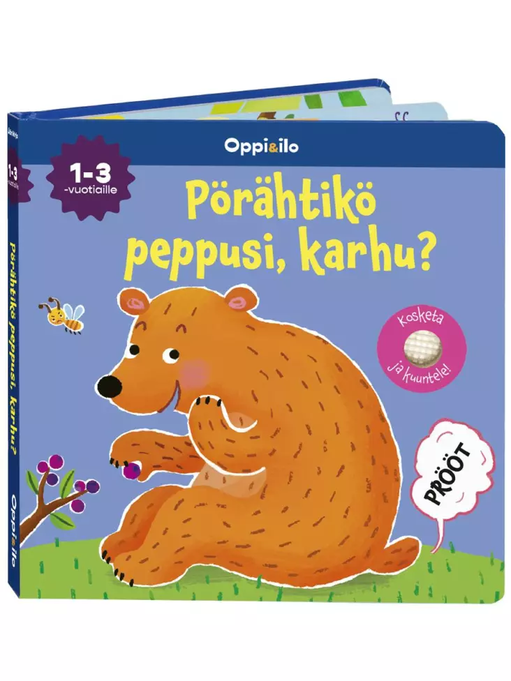 Oppi ja ilo Pörähtikö peppusi, karhu? - Kirjat, vihkot ja kirjaimet - 9789526368207 - 1