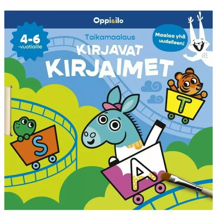 Oppi ja ilo Taikamaalaus Kirjaimet - Kirjat, vihkot ja kirjaimet - 9789526364667 - 1