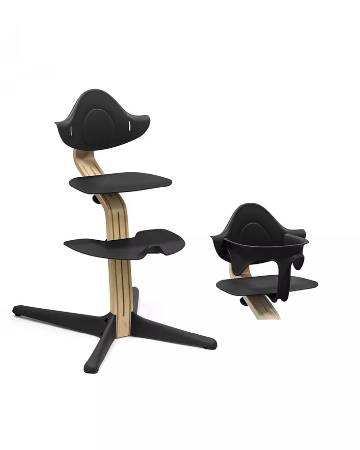 Stokke Nomi tuoli ja Baby Set etukaari -paketti (tammi) - Syöttötuolit - 704035626417 - 1
