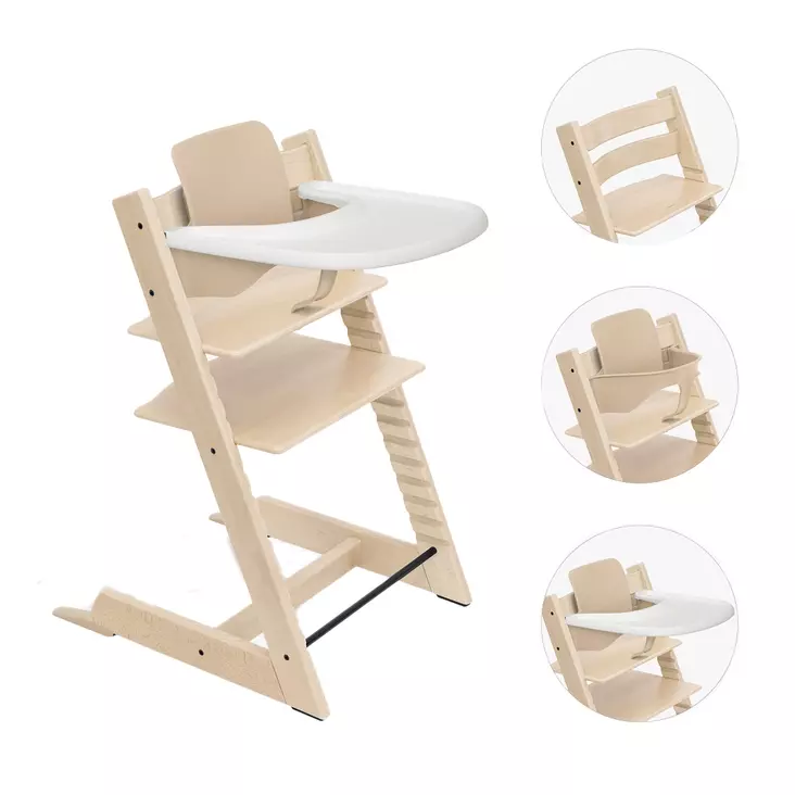 Stokke Tripp Trapp syöttötuoli bundle tarjottimella - Syöttötuolit - 7040356853007 - 1