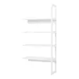 STOREY jatkopala, hyllyt 4kpl, 80 cm - valkoinen - Lisäosat hyllyköihin - 5706558036328 - 1