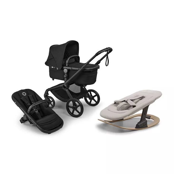 Bugaboo Fox5 Renew yhdistelmävaunut ja Giraffe baby rocker - Yhdistelmävaunut - 87174475741118 - 1