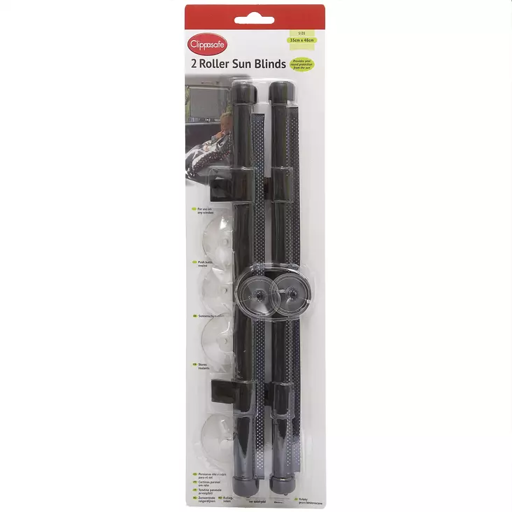 Clippasafe Roller Blind x 2 - Aurinkosuojat - 5015876020378 - 1