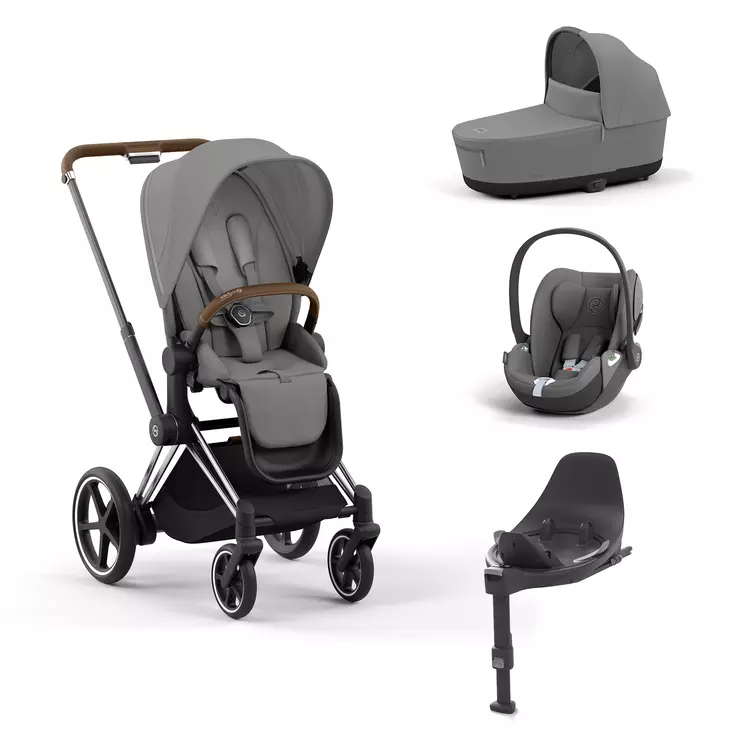 Cybex ePriam starttipaketti (Chrome/Brown) - Lastenvaunujen starttipaketit - 4063854117808 - 1