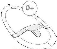 Doomoo Seat sitterin päällinen vöillä - Sitterit - 330257878 - 1