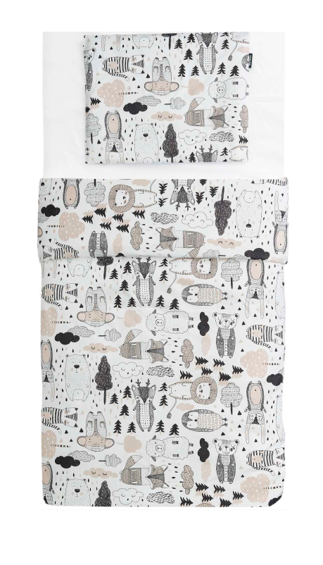 Familon vauvan lakanasetti 85x125cm - Pussilakanat ja tyynyliinat - 6438291098118 - 1