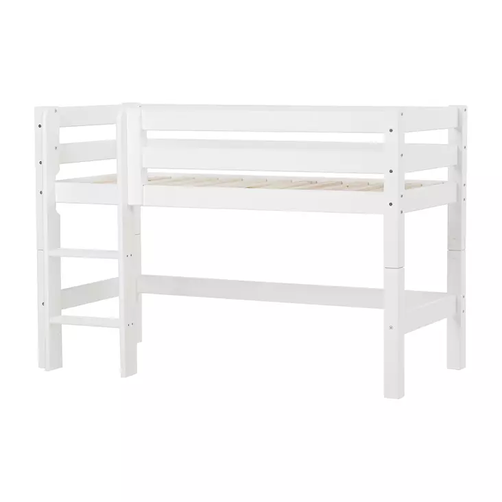 ECO Luxury puolikorkea sänky 70x160cm - valkoinen - Lasten sängyt ja lisäosat - 5706558026428 - 1