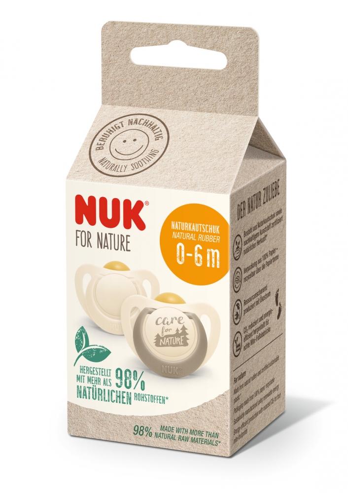 Nuk For Nature huvitutti 0-6kk 2kpl - Tutit - 4008600411468 - 1