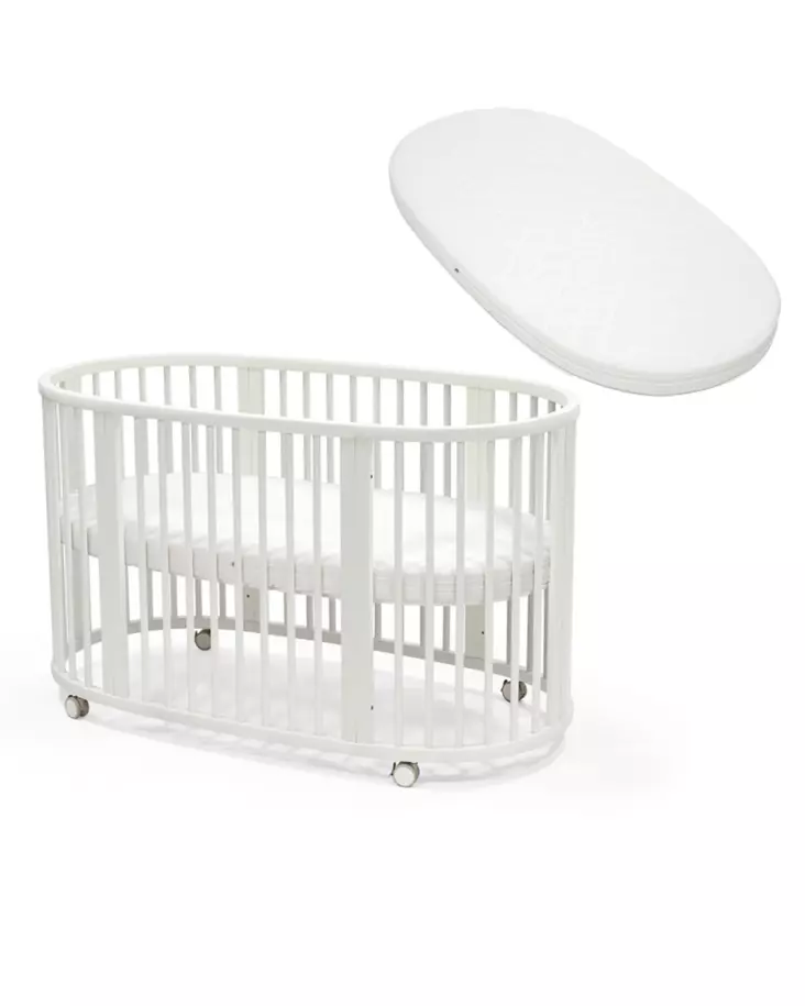 Stokke Sleepi Bed V3 pinnasänky patjalla ja lakanalla - Pinnasängyt ja juniorisängyt - 7040355911108 - 1