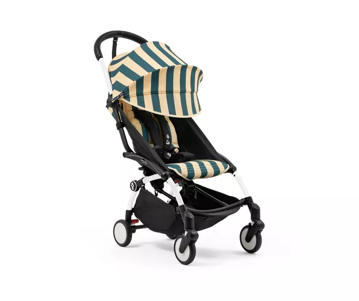 Stokke Yoyo 6+ rattaat, Monaco - valkoinen runko - Matkarattaat - 7040356555558 - 1