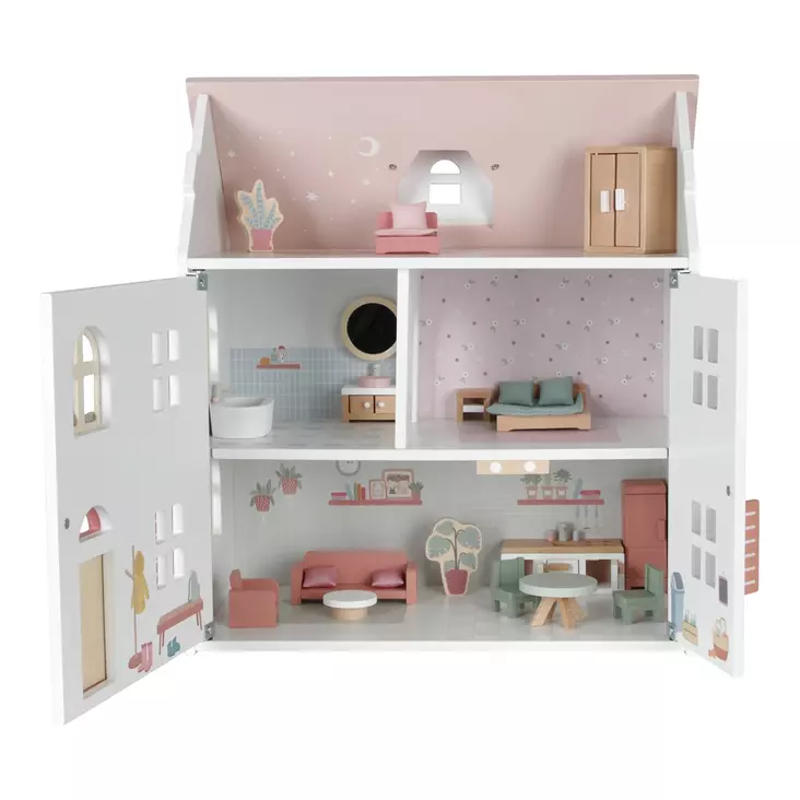 Little Dutch nukkekoti +25 osaa - Puulelut - 8713291771178 - 1