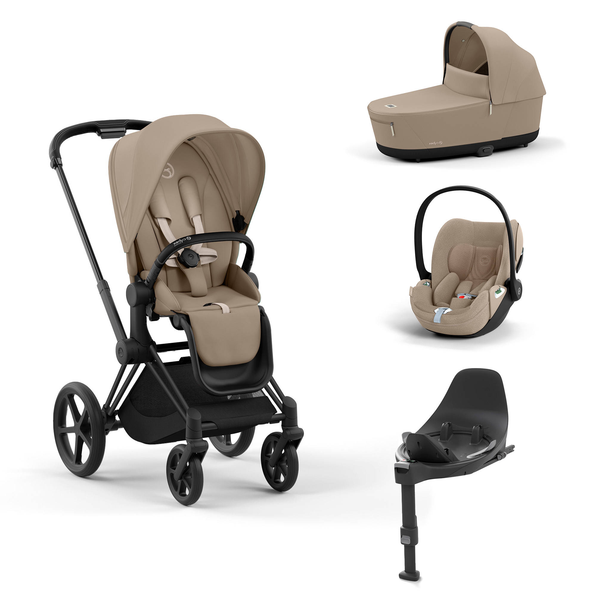 Cybex Priam 4 starttipaketti (Matte/Black) - A-T Lastenturva verkkokauppa