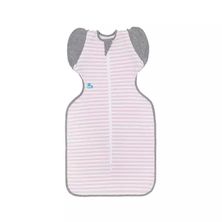Love to Swaddle UP 50/50 Vaaleanpunainen raita L - Vauvojen ja taaperoiden yöpuvut - 22-22-9343443101219 - 1