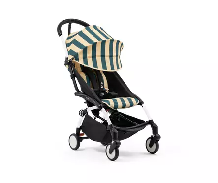 Stokke Yoyo 6+ rattaat, Monaco Summer Kit - valkoinen runko - Matkarattaat - 7040356555559 - 1