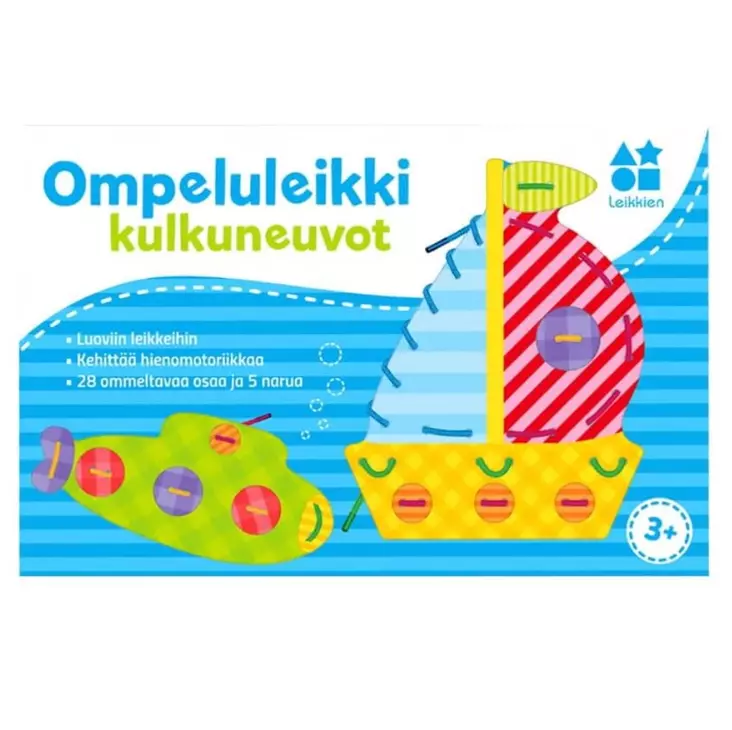 Leikkien Ompeluleikki kulkuneuvot - Palapelit ja muut pelit - 6430055300109 - 1