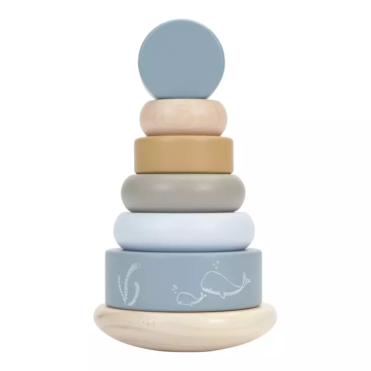 Little Dutch palikkatorni - Puulelut - 8713291880139 - 1