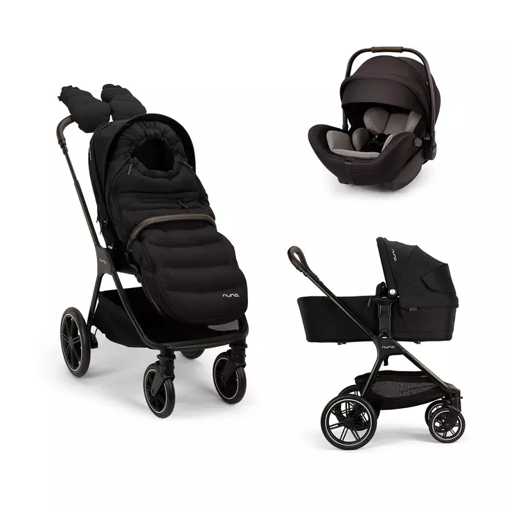 Nuna Triv LX yhdistelmävaunut ja Arra Flex turvakaukalo - Lastenvaunujen starttipaketit - 930433100209 - 1