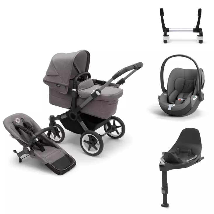 Bugaboo Donkey5 Mono starttipaketti (Cloud T turvakaukalolla) - Lastenvaunujen starttipaketit - 8717447431919 - 1