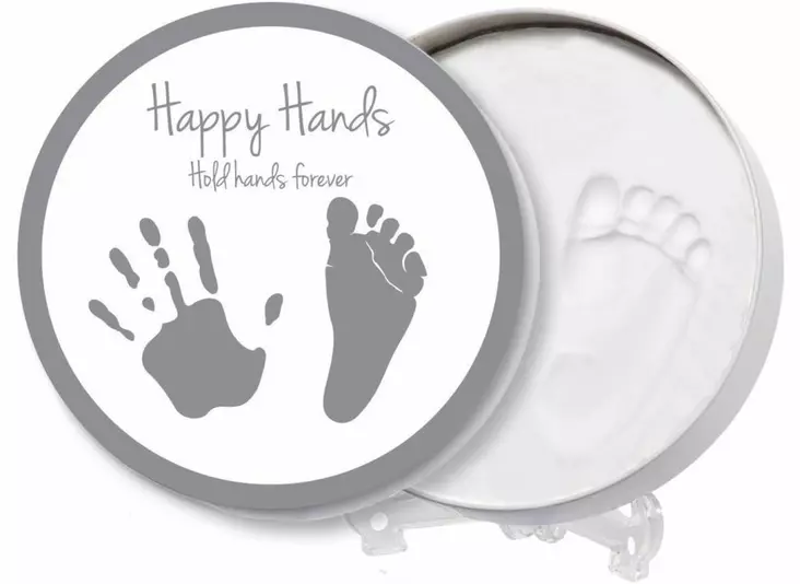 Happy Hands 2D kipsikuvakehys - Hopeoidut, kipsi- ja luonnonkumituotteet - 5038278010099 - 1