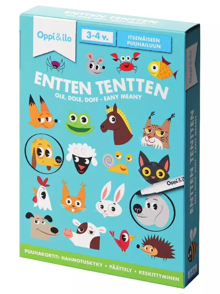 Oppi ja ilo Entten tentten kortit - Kortit - 6430038961969 - 1