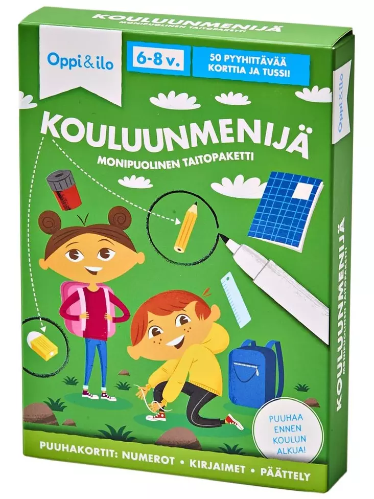 Oppi ja ilo Kouluunmenijä kortit - Kortit - 6430038961549 - 1