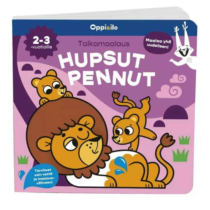 Oppi ja ilo maalaa vedellä taikamaalaus - Kirjat, vihkot ja kirjaimet - 9789526365299 - 1